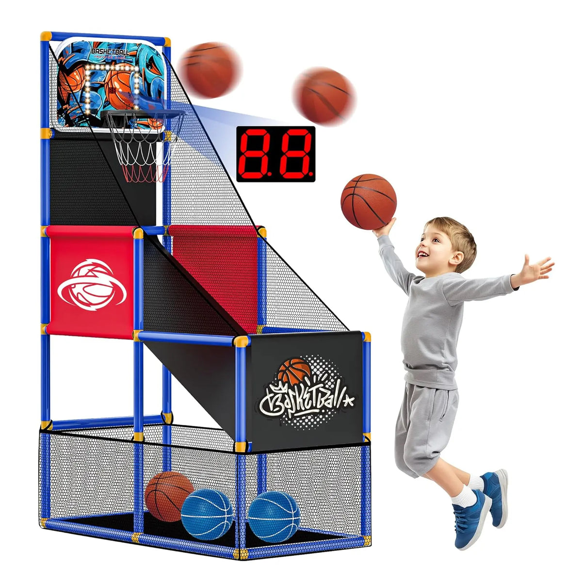 Kids Arcade Basketball Hoop – Indoor & Outdoor Fun