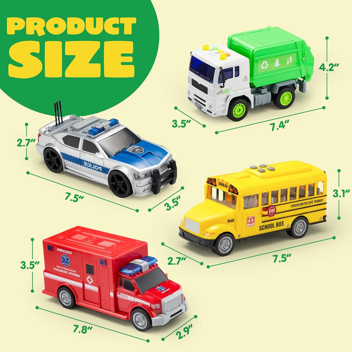 Ultimate Kids Vehicle Toy Set