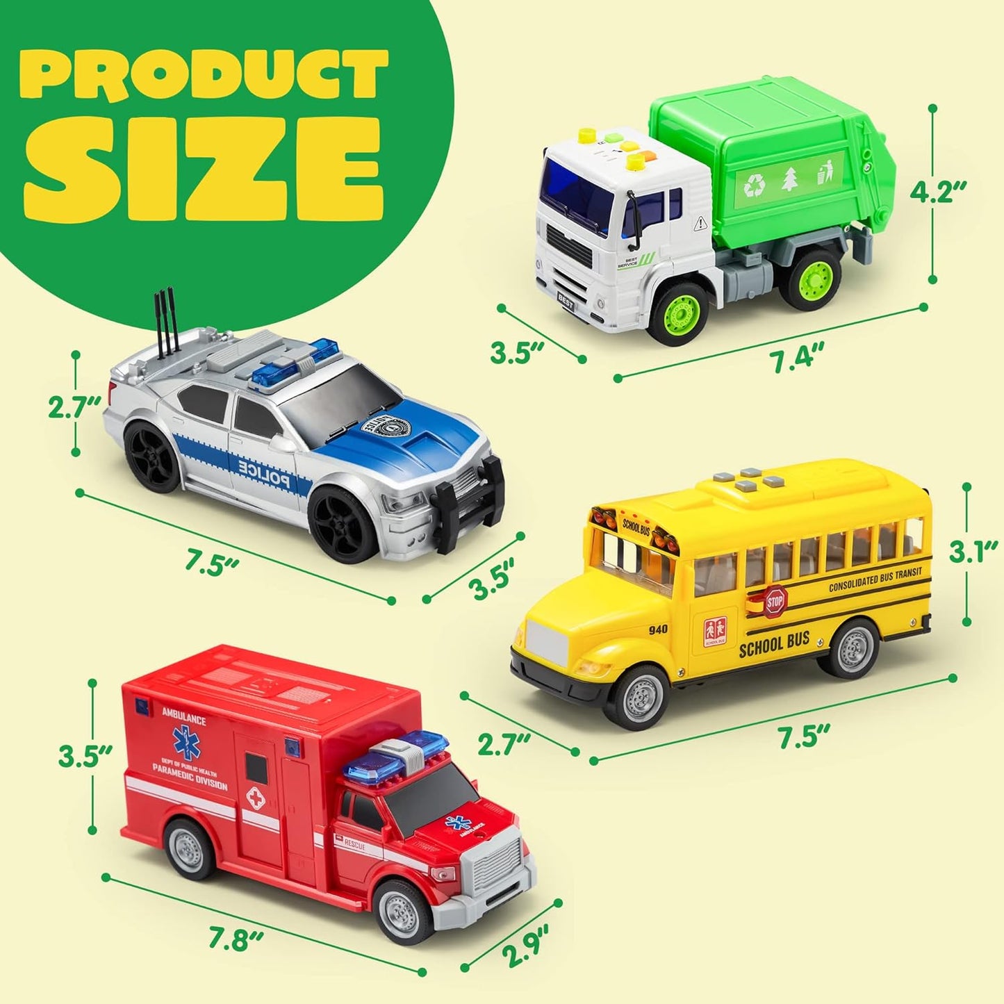 Ultimate Kids Vehicle Toy Set