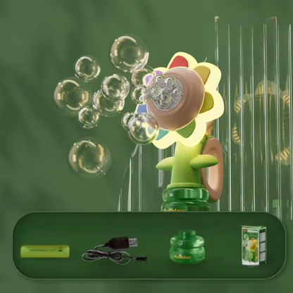 Flower Bubble Machine